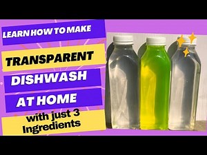 How to make transparent liquid soap / make Liquid soap with only 3 Components.