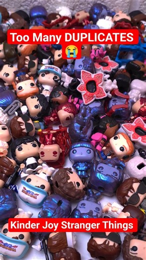 Again?! DUPLICATES Everywhere 😱 Funko Pop Kinder Joy #strangerthings #funkopop #kinderjoy