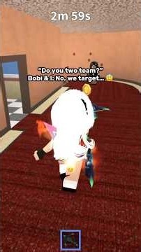 We both target each other, trust! 😇 #fyp #viral #roblox #mm2 #friends #friendship #relatable