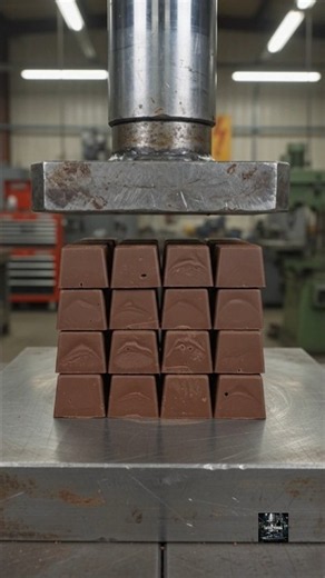 Chocolate vs Hydraulic Press! 🍫💥