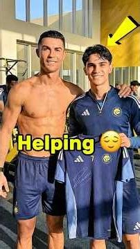 La decisión de Cristiano Ronaldo en 10 minutos salvó la vida de un niño 😲😲 #ronaldo #helping