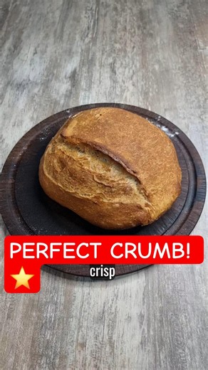 Sourdough Bread Crumb Reveal! 😍 Perfect Crispy Crust