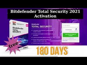 Bitdefender Total Security 2021 Activation | Get 90 days and 180 days free. (100% working) Limited
