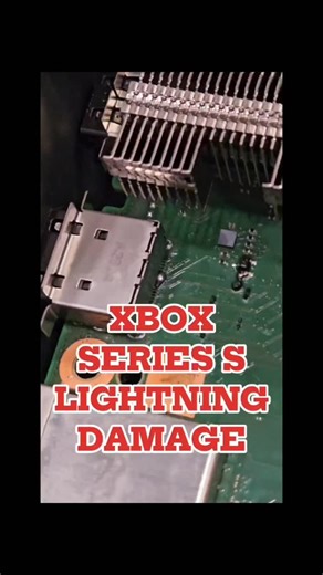 iPhone Repair Orlando | Edgar on Instagram: "How does lightning effect an XBOX? It destroys everything. This xbox series s needed a new hdmi port, hdmi encoder, 5v regulator, and ethernet chip. Book a repair with us DM/CALL/TEXT #techcommander #orlando #mobilerepairshop #XboxSeriesX"