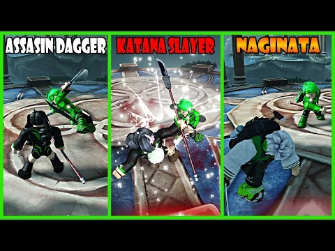 Aku Menggunakan 3 Jurus Senjata Yang Berbeda Untuk Kalahkan Mereka - Roblox Dueling Grounds