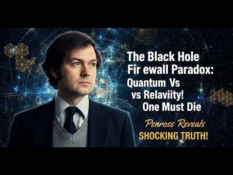 “Physics is Broken!” — Penrose Reveals the Terrifying Firewall Paradox