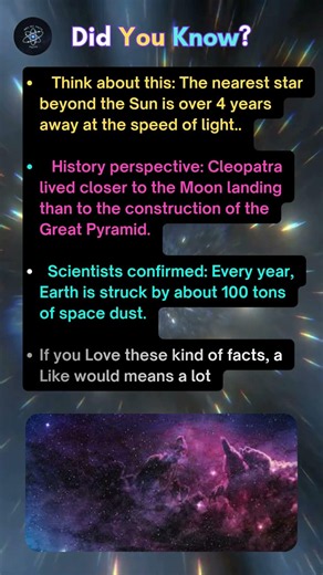 3 Mind-Blowing Facts About Space & History #facts