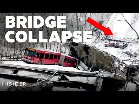 50-Year Old Bridge Collapses In Pittsburgh