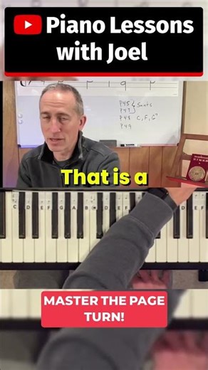 Mastering the Quick Page Turn! 🎹 #shorts