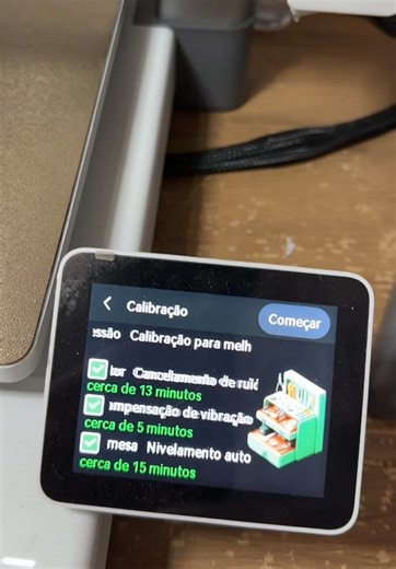 Calibração Automática da Impressora Bambu Lab A1