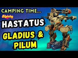 WR Test Server: New Robot HASTATUS + Weapons Gladius & Pilum! War Robots Gameplay