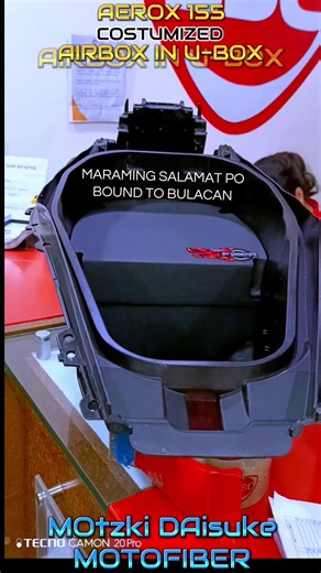 Customize Your Aerox 155 with U-Box Airbox