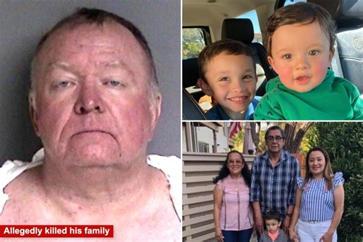 Victim, 70, used dying breaths to ID killer who massacred his own wife, young sons and in-laws: cops