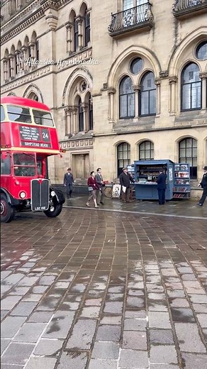 All Creatures Great and Small Season 7 Filming at Bradford City Hall area #allcreaturesgreatandsmall