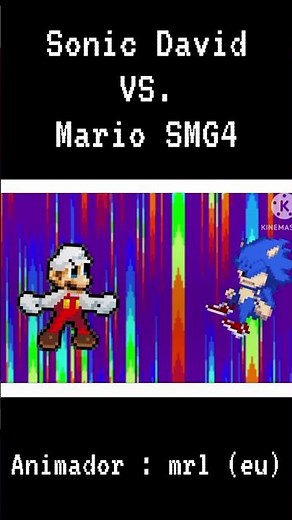 sonic david vs mario smg4 [sprite animation]