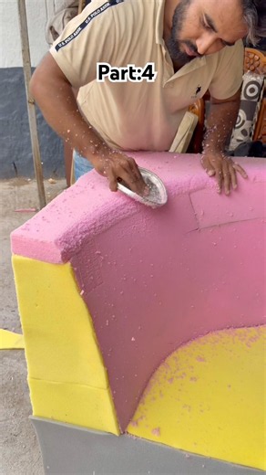 Luxury Corner Sofa Making Process 😍 | Modern L Shape Sofa Build #shorts