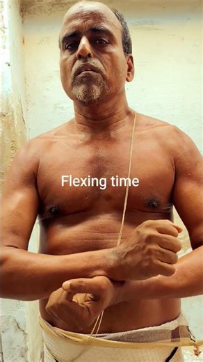 flexing muscles is a very basic isometric exercise