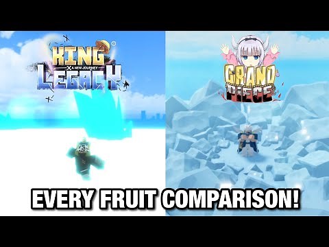 Grand Piece Online | King Legacy | Devil Fruit Comparison