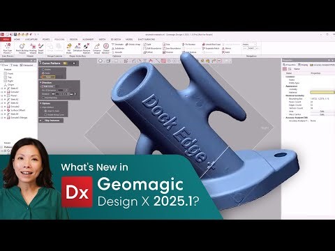 What’s New in Geomagic Design X 2025.1 | New Tools & Workflow Updates