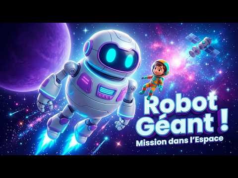 🤖 Mon Ami le Robot Géant : Mission Spéciale dans l'Espace ! 🚀 Aventure Magique🧒 Chanson pour enfants