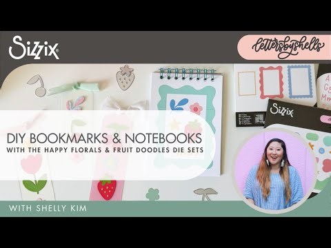 DIY Bookmarks & Notebooks | With The Brand New Letters by Shells Collection