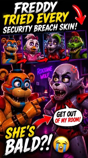 Freddy Tried Every Security Breach Skin... 😂