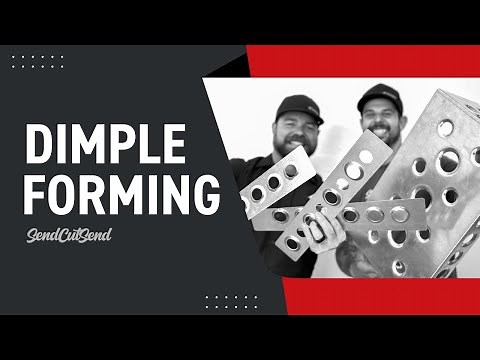 Sheet Metal Dimple Forming: A Magical Way to Make Thinner Materials Stronger - Cutting Corners Ep 4