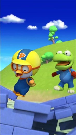 Pororo jatuh dari jembatan! #pororo #bahasaindonesia #kids