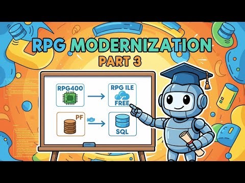Modernize RPG400 to RPG ILE FREE and PF to SQL - 3 - RPG Modernize to RPG Freeformat