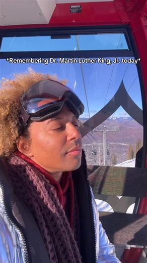 Shangela (DJ) | Thank you Dr. King for inspiring generations of us to dream and never give up. Y’all know I’m not the ski slope diva 🫣 But as I went up... | Instagram