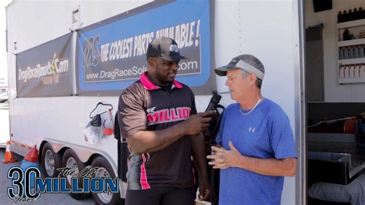 8.7K views · 58 reactions | TJ caught up with Scott Lemen and Drag Race Solutions! Incredible products and over 1,200 different types of parts/SKU#’s in inventory! They have anything you need, from Titan Shifters to Billet Lug Nuts and Fasteners. This family owned business has it! Thank you Scott for being a long-time sponsor of the 30th Annual Mickey Thompson Tires & Wheels Million Dollar Race! Here’s what Scott had to say. | The Million Dollar Drag Race | Facebook