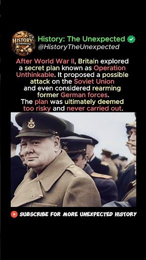 The Secret Plan to Start Another War After WWII