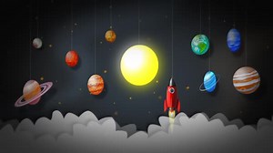 Cartoon Solar System