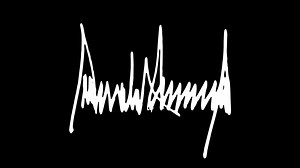 Trump takes a ridiculously long time to sign his name