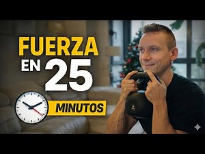 Cómo entrenar fuerza en casa en solo 25 minutos (sin perder resultados)
