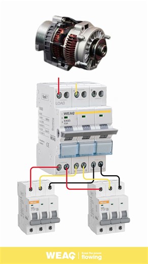 MTS Changeover Switch Motor Power: Switching Between Two Supply Sources.