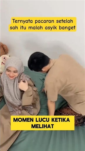 momen lucu ketika menikah tanpa pacaran saat mau malam pertama bikin ngakak ‼️‼️ #ngambek #lucu