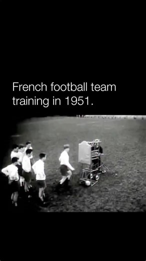 Mr Moist on Instagram: "Crazy that this is 80+ years old The France national football team training footage from 1951 captures a transitional era of football, where preparation was still rooted in simplicity rather than science. Sessions focused on basic fitness, ball control, and teamwork, with little emphasis on tactics, nutrition, or specialised conditioning. Players often trained part-time, relying more on natural skill and rhythm than structured systems, offering a stark contrast to the dat
