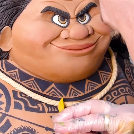 The process of making Maui-themed cake | Chocolates Lovers