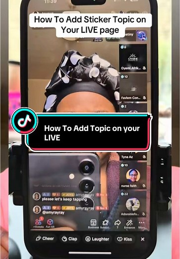 How to Add Stickers on Your TikTok Live Stream