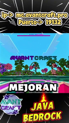🔥AVANTCRAFT el MEJOR SERVER de Minecraft Bedrock/Java con Mecánicas Únicas! 😱