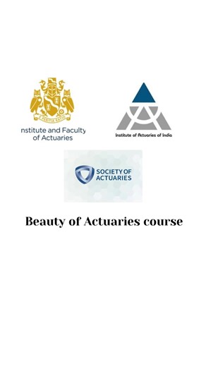 Why Actuarial Science is a prestigious course 💯#actuariesindia #actuary #aei #actuators
