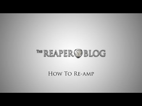 How to re-amp in REAPER