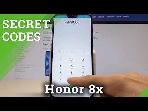 Codes Honor 8x - Hidden Mode / Secret Menu / Advanced Options