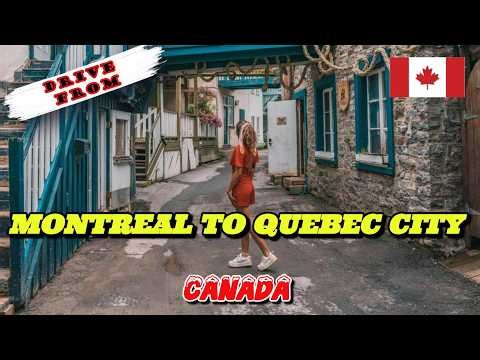 409. 🍁Drive from Montreal to Quebec City - Canada 🍁