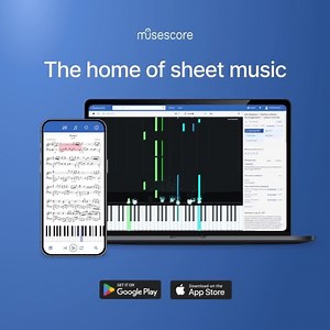 MuseScore on Instagram: "🎹Your favorite app for piano sheet music 🎶Play your favorite songs ✅Download and print scores 💎Advanced tools to level-up your playing skills"