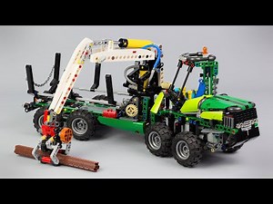 42080 Lego Technic Set Rebuilt in a Forwarder