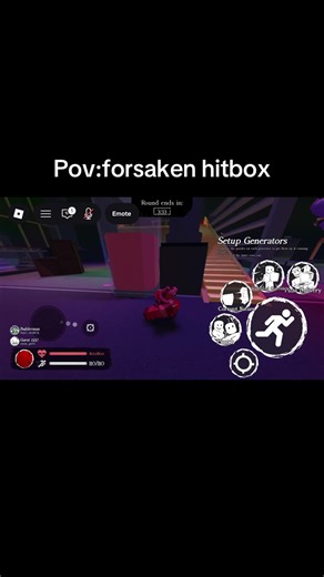 Pov forsaken hitbox #hitboxes #forsaken #roblox #coolkid