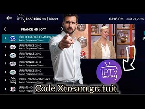 كود IPTV Xtream مجاني / Code IPTV Xtream Gratuit 2025 🎁 | VistaRaTv