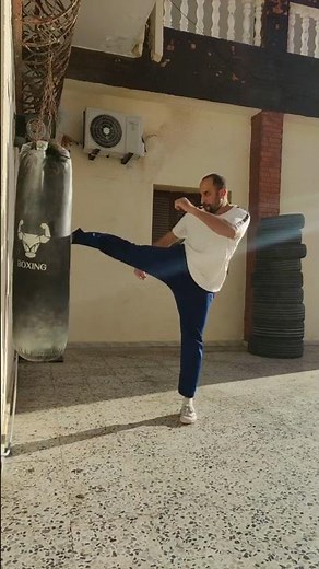 Punching bag Karate Training!! #kyokushin #taekwando #karate #shortvideo